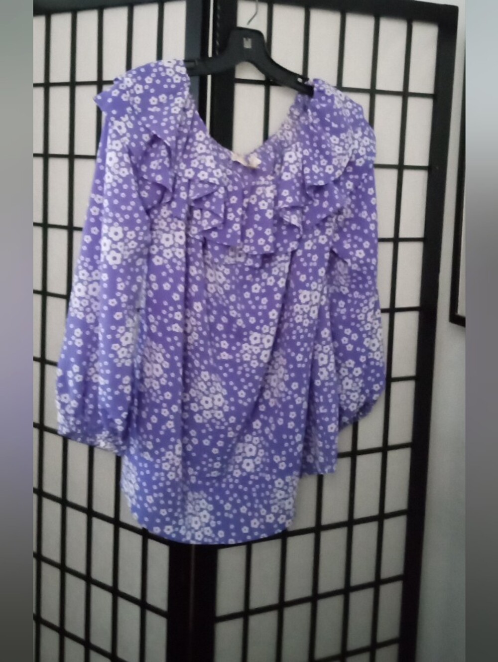 Women’s Michael Kors Floral Purple Blouse